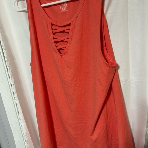 One  Orange and  one Gray Tank Top- orange is a George 3x- - Picture 2 of 13